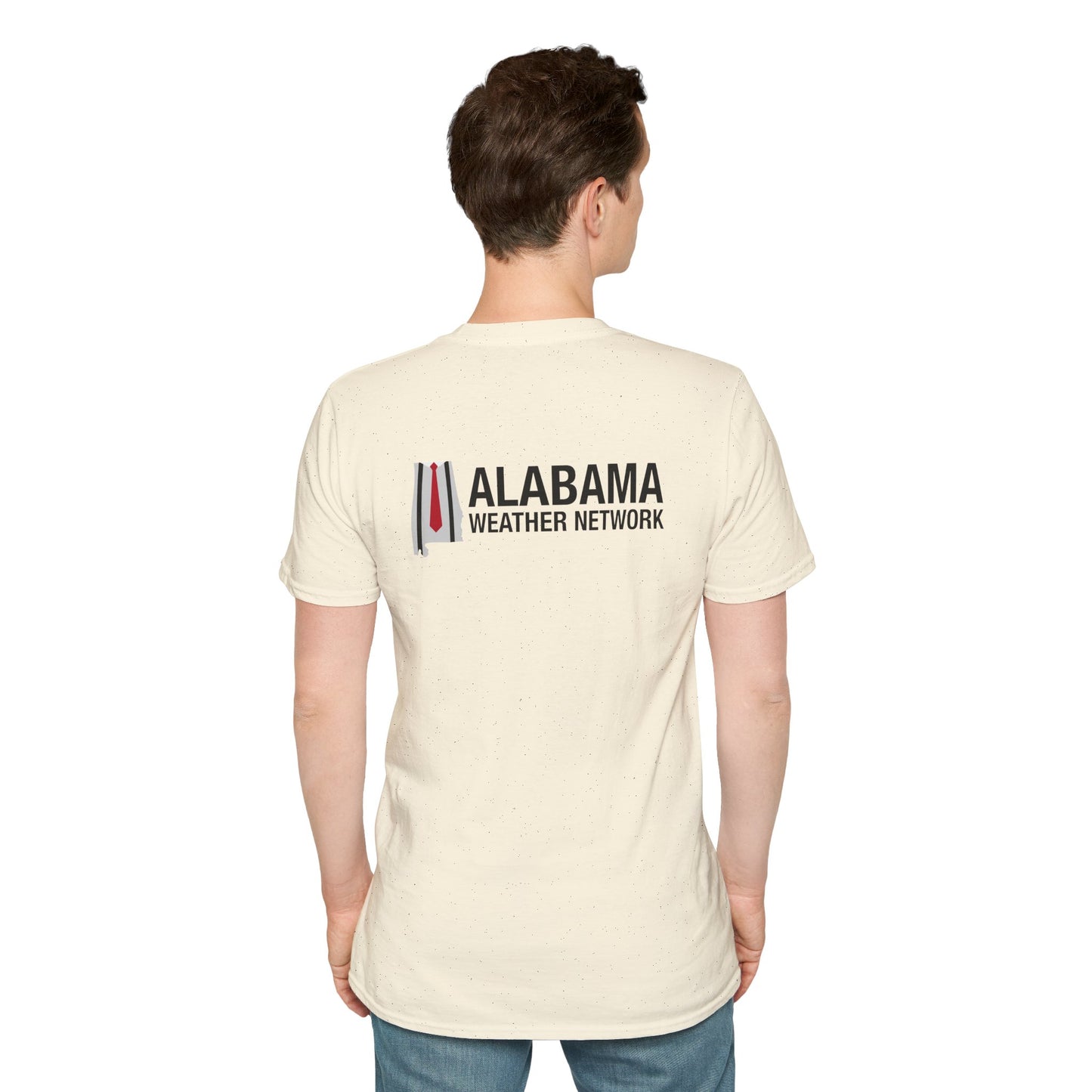 AWN Logo Front and Back T-Shirt Red