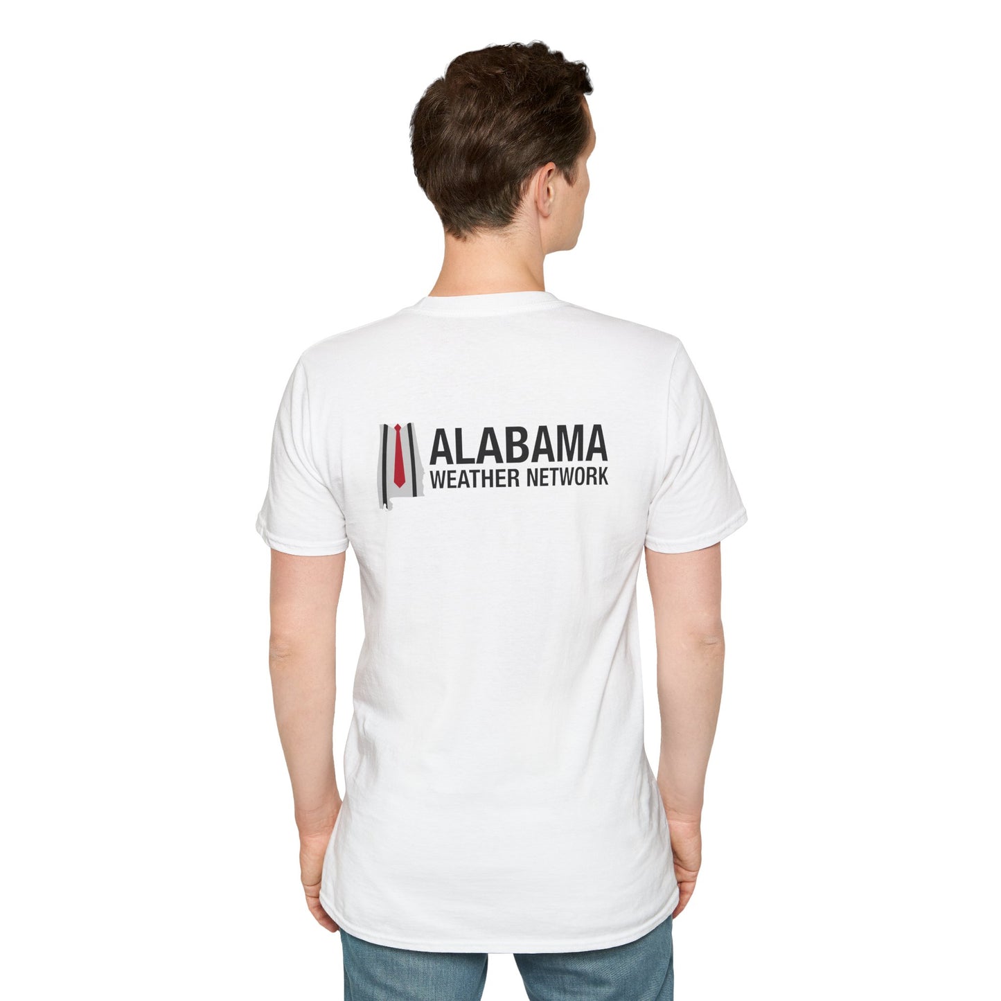 AWN Logo Front and Back T-Shirt Red