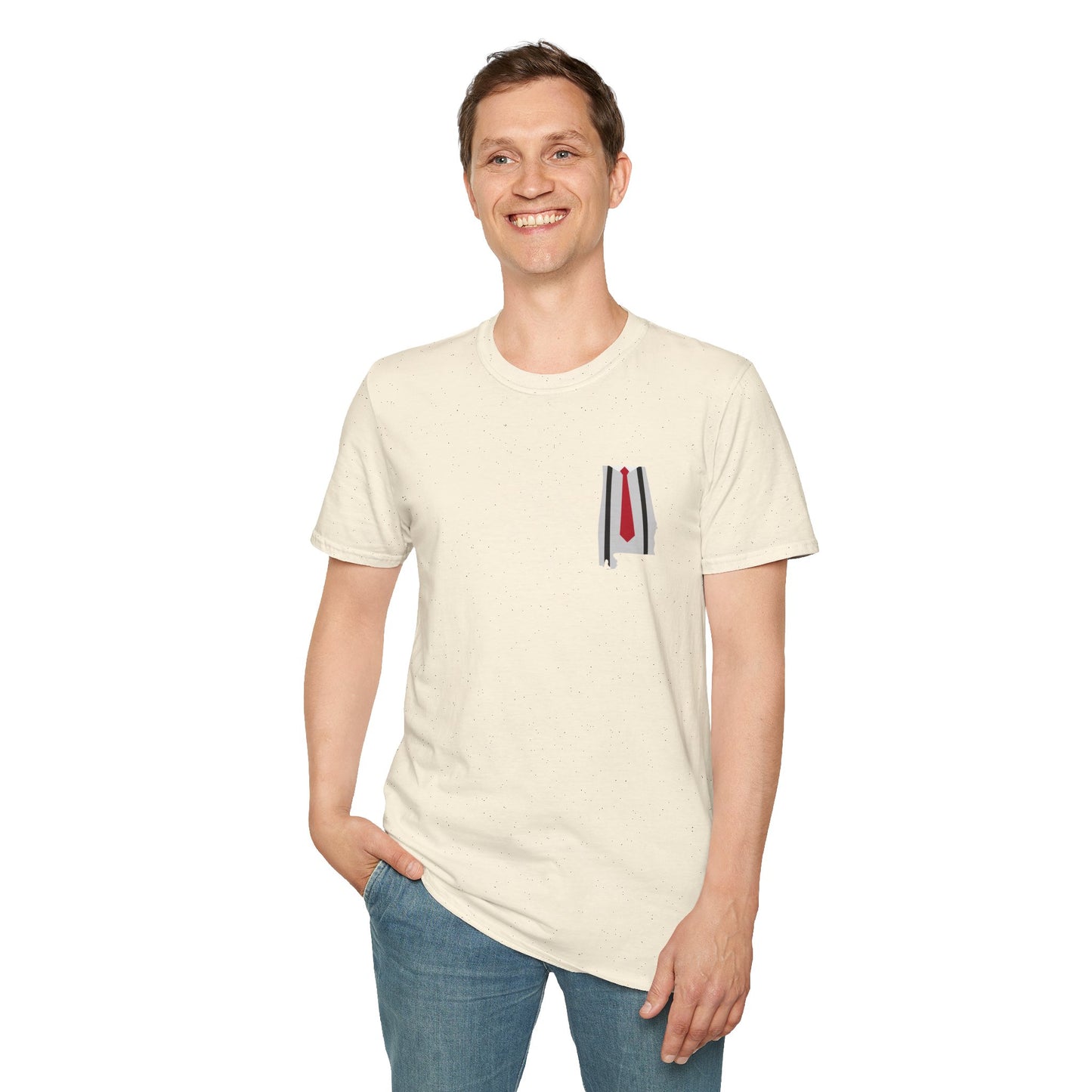 AWN Logo Front and Back T-Shirt Red