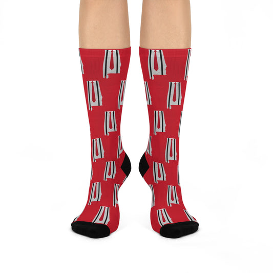 AWN Logo Socks (Red)