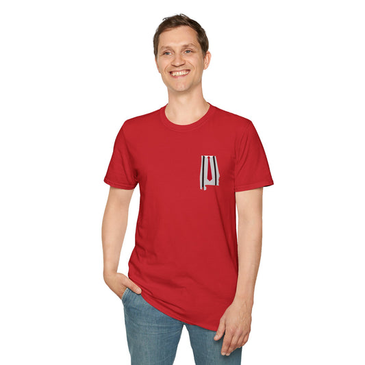 AWN Logo Front and Back T-Shirt Red
