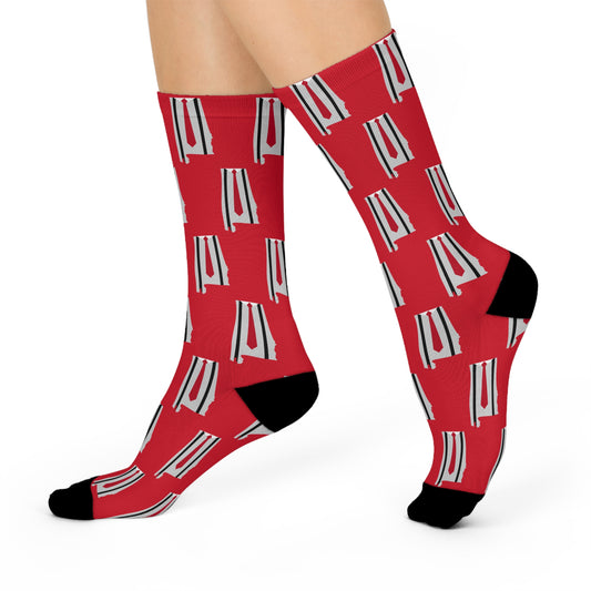 AWN Logo Socks (Red)